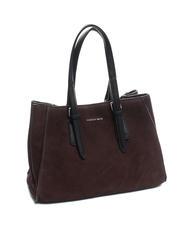 TOSCA BLU BRUGES Geantă tote mare din piele intoarsa bordeaux - Genți femei - 2
