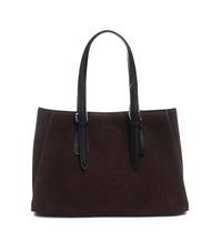 TOSCA BLU BRUGES Geantă tote mare din piele intoarsa bordeaux - Genți femei - 4