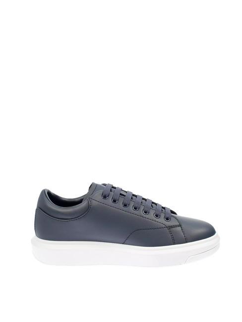 ACTION Tenisi din piele NAVY / NAVY - Pantofi bărbați