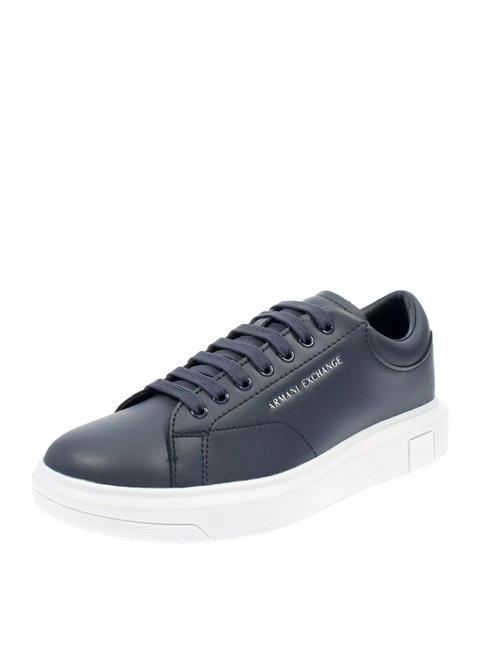 ACTION Tenisi din piele NAVY / NAVY - Pantofi bărbați