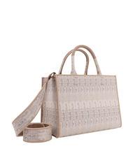 FURLA OPPORTUNITY S Geantă tote jacquard reciclată - Genți femei