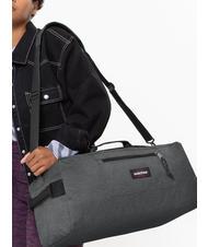 EASTPAK DUFFL'R M Geanta de voiaj cu curea de umar BlackDenim - Genți de voiaj - 8