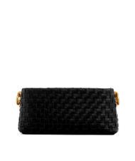 GUESS LISBET Geantă de umăr &icirc;mpletită BLACK - Genți femei - 3
