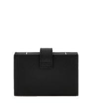 GUESS   Suport card cu efect Saffiano BLACK - Portofele femei - 3