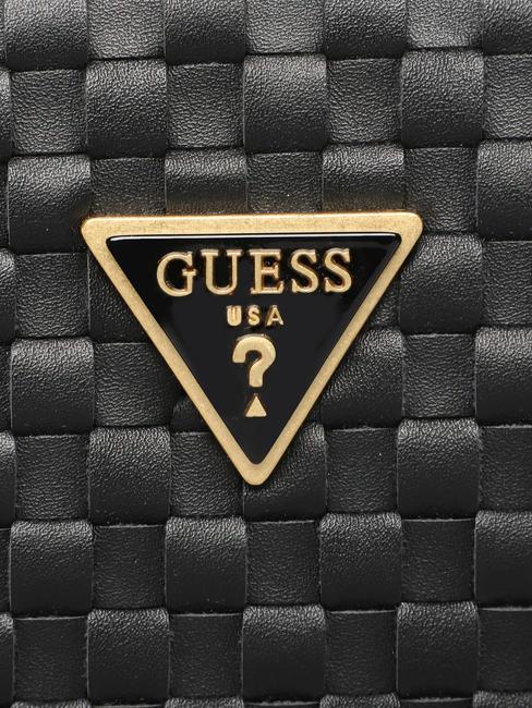 LISBET Geantă clutch țesătă BLACK - Genți femei