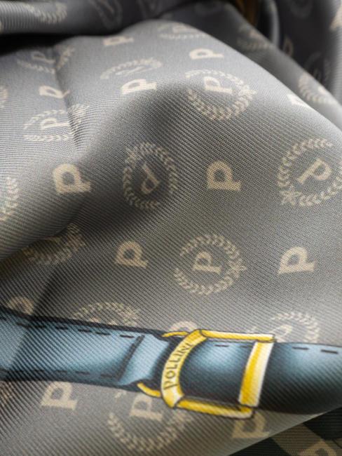 TWILL Esarfa imprimata gri și albastru - Eșarfe