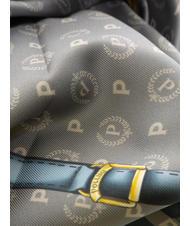 POLLINI TWILL Esarfa imprimata gri și albastru - Eșarfe - 3