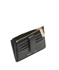 COCCINELLE METALLIC SOFT Portofel plat din piele texturata - Portofele femei