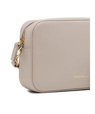 COCCINELLE TEBE Geanta de umar din piele texturata roz pudră - Genți femei - 3