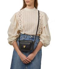 COCCINELLE BEAT SOFT Mini geanta din piele texturata negru - Genți femei - 5