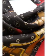POLLINI TWILL Esarfa imprimata negru și fucsia - Eșarfe - 3