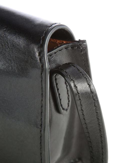 LUCREZIA Mini geantă de umăr Negru de aur - Genți femei