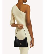 FURLA DIAMANTE Geantă mică cu cadru negru - Genți femei - 6