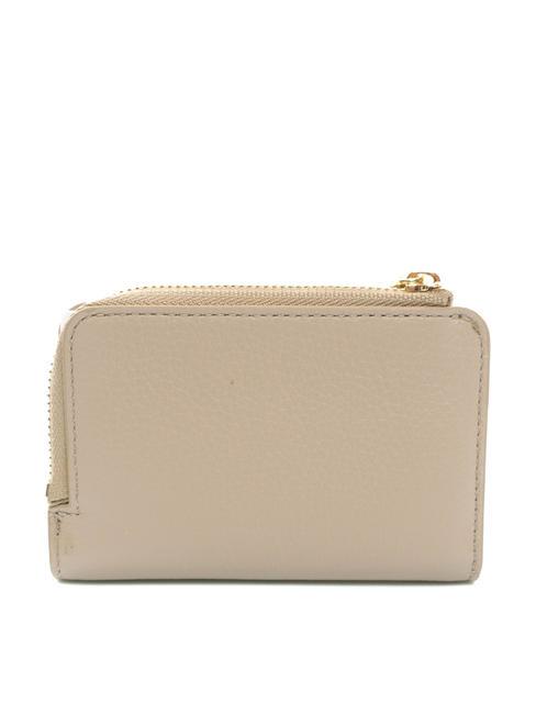 METALLIC SOFT Suport card din piele pow/roz - Portofele femei