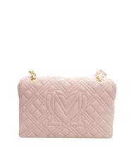 LOVE MOSCHINO QUILTED Geantă de umăr matlasată pudra de fata - Genți femei - 4