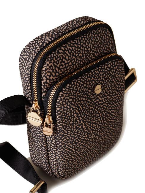 CLASSICA Suport smartphone micro geanta OP / NATURAL / NEGRU - Genți femei