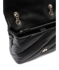 PINKO CLASSIC LOVE PUFF Geanta din piele Nappa negru-argint vechi - Genți femei - 4