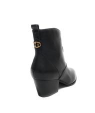 GUESS BOYTA Botine din piele BLACK - Pantofi femei - 4