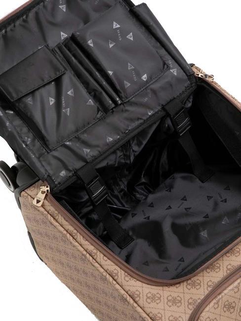 DIVVY Cărucior de cabină cu 4 roți cappuccino - Bagaje de m&acirc;nă