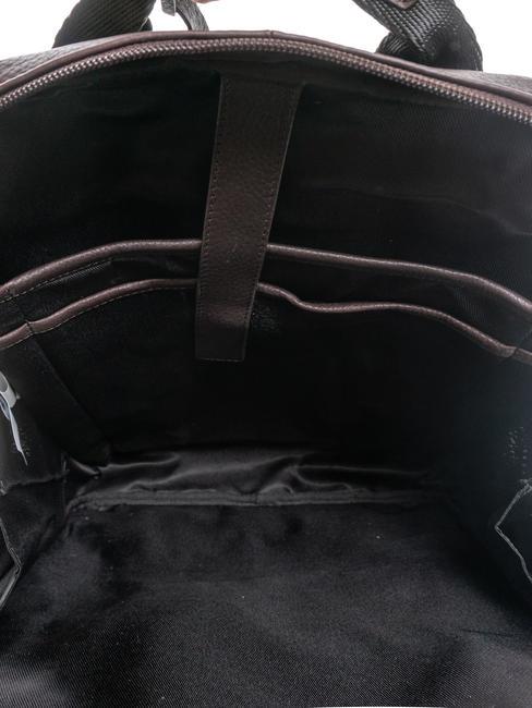 BOLOGNA Rucsac business din piele BROWN - Rucsacuri pentru laptop