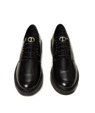 TWINSET STUDS Pantof din piele cu șireturi negru - Pantofi femei - 3