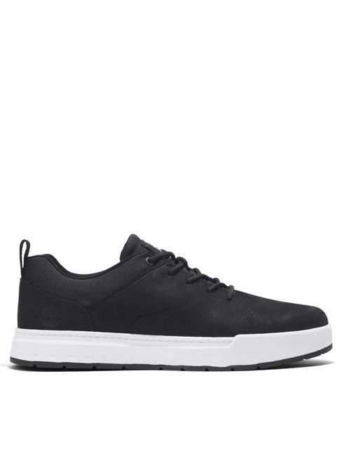 MAPLE GROVE Tenisi oxford din piele nubuck Jetblack - Pantofi bărbați
