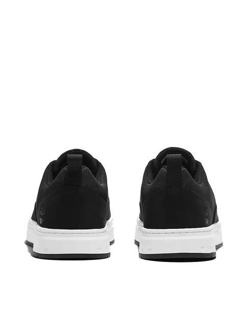MAPLE GROVE Tenisi oxford din piele nubuck Jetblack - Pantofi bărbați