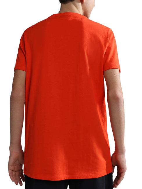 K SALIS SS 2 Tricou din bumbac cu micro steag cireș roșu r05 - Tricou copil