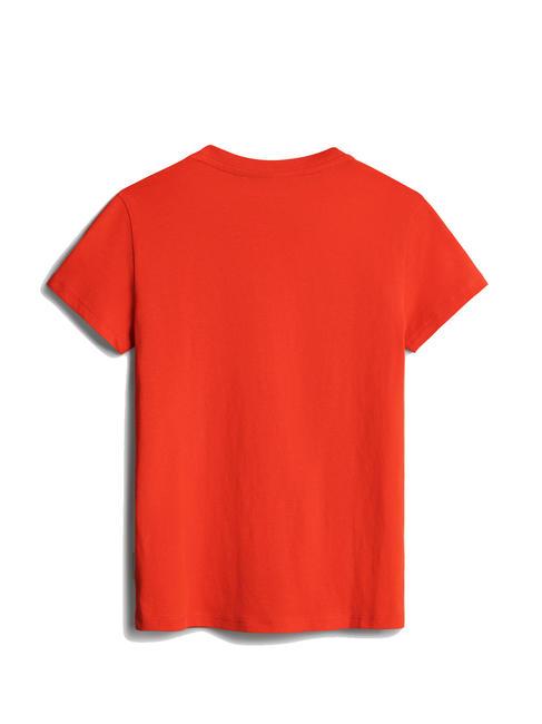 K SALIS SS 2 Tricou din bumbac cu micro steag cireș roșu r05 - Tricou copil