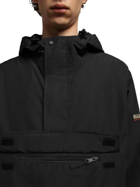 FREESTRIDER ANORAK Blazer de v&acirc;nt cu glugă negru 041 - Geci de bărbați