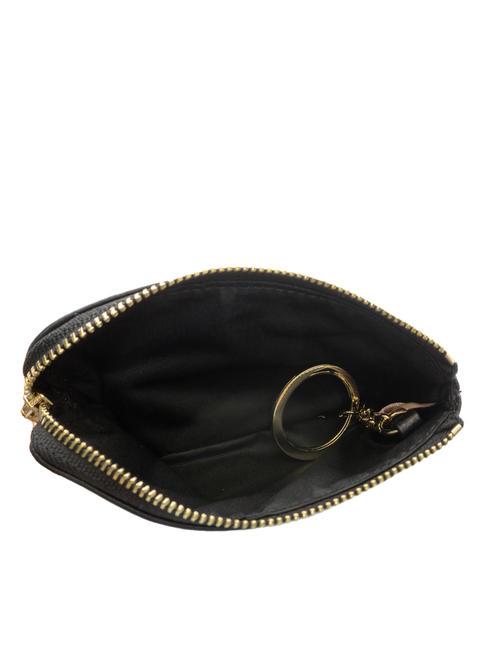 METALLIC SOFT Poșetă plic pentru monede negru - Portofele femei