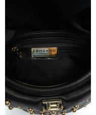 ERMANNO SCERVINO PRINCESS Geanta cu clapa cu crampoane aur negru - Genți femei - 5