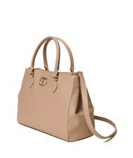 TWINSET OVAL T Geantă tote cu curea de umăr taup deschis - Genți femei - 2