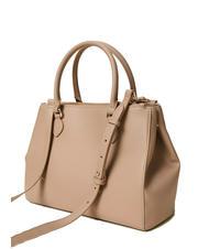 TWINSET OVAL T Geantă tote cu curea de umăr taup deschis - Genți femei - 3