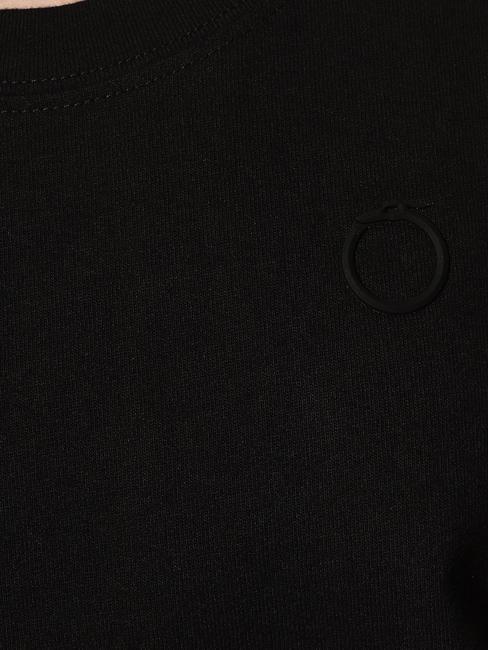 LOGO RING Tricou din bumbac BLACK - tricou