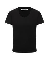 TRUSSARDI LOGO RING Tricou din bumbac BLACK - tricou - 4