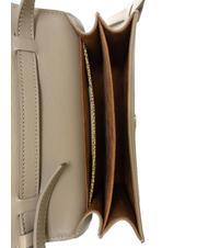 BORBONESE CARRE Curea de umar cu clapa porumbel - Genți femei - 5