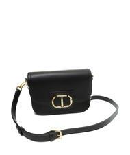 TWINSET OVAL T Curea de umar cu clapa negru - Genți femei - 2
