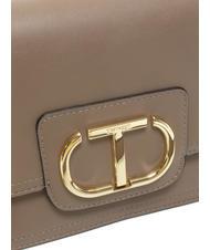 TWINSET OVAL T Curea de umar cu clapa taupe - Genți femei - 3