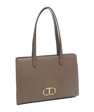TWINSET OVAL T geantă de m&acirc;nă taupe - Genți femei - 2