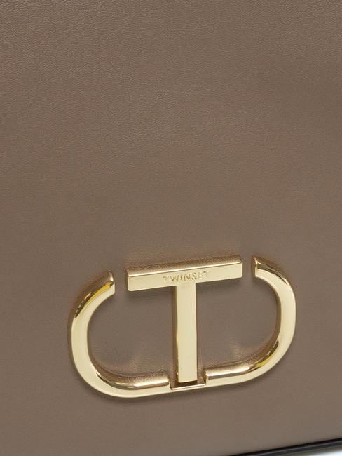 OVAL T geantă de m&acirc;nă taupe - Genți femei