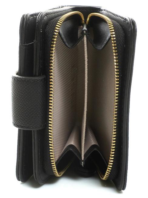 OVAL T Portofel mic negru - Portofele femei