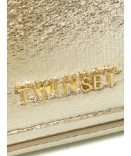 TWINSET CLUTCH Geanta laminata platină - Genți femei - 3