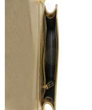TWINSET CLUTCH Geanta laminata platină - Genți femei - 5