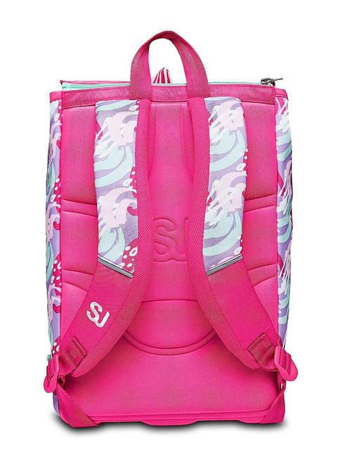 SEA BEAUTY Rucsac mare extensibil trandafir de zmeura - Rucsacuri pentru școală și timp liber