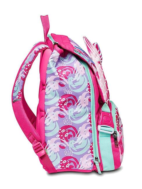 SEA BEAUTY Rucsac mare extensibil trandafir de zmeura - Rucsacuri pentru școală și timp liber