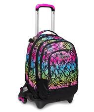 SEVEN COLOUR EXPRESSION JACK Rucsac troler detasabil, rucsac dublu ROSU RODAMINĂ - Rucsacuri cu role - 4