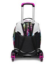 SEVEN COLOUR EXPRESSION JACK Rucsac troler detasabil, rucsac dublu ROSU RODAMINĂ - Rucsacuri cu role - 5