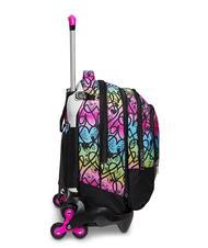 SEVEN COLOUR EXPRESSION JACK Rucsac troler detasabil, rucsac dublu ROSU RODAMINĂ - Rucsacuri cu role - 6