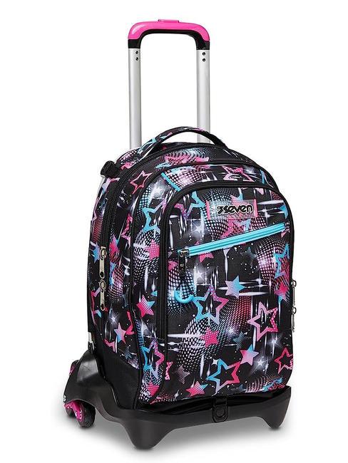 LIQUID PAINT JACK Rucsac Troler detasabil, 3 roti pirablack - Rucsacuri cu role